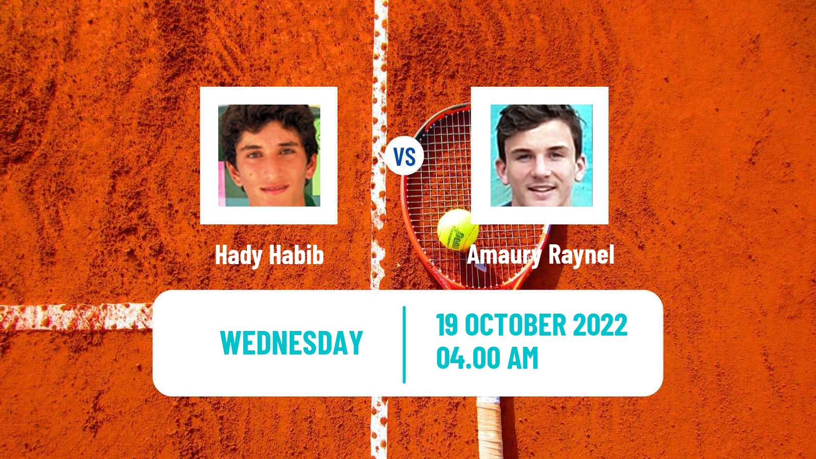 Tennis ITF Tournaments Hady Habib - Amaury Raynel
