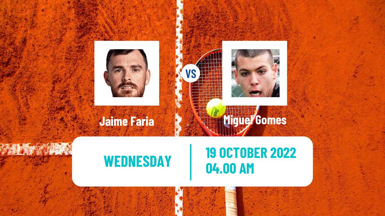 Tennis ITF Tournaments Jaime Faria - Miguel Gomes