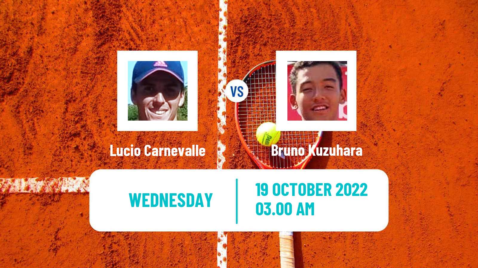 Tennis ITF Tournaments Lucio Carnevalle - Bruno Kuzuhara