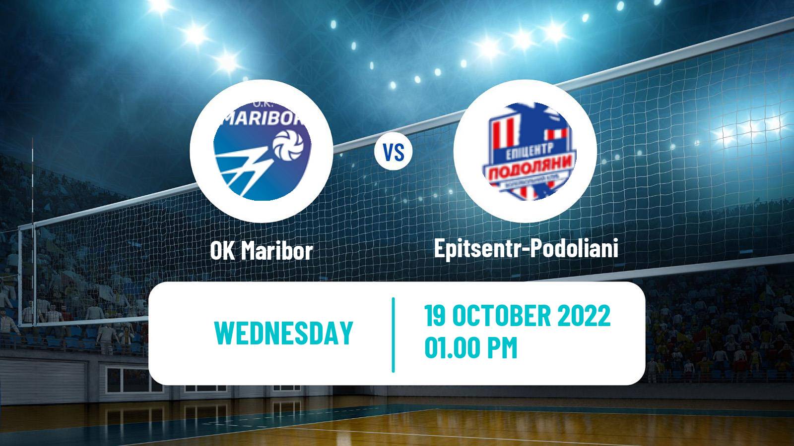 Volleyball CEV Challenge Cup Maribor - Epitsentr-Podoliani