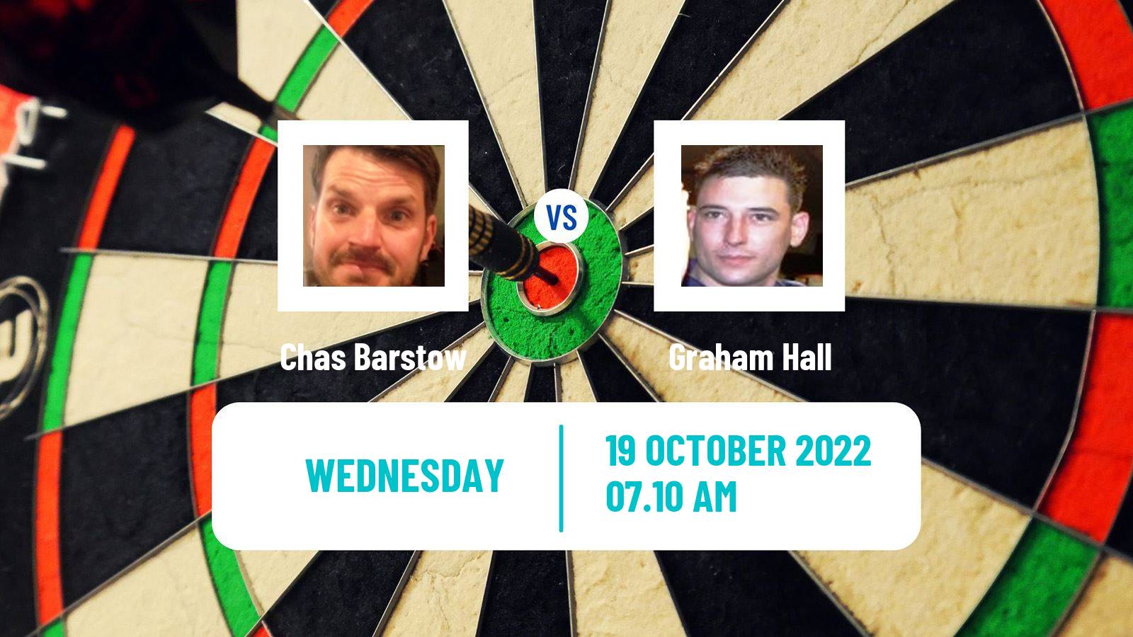 Darts Darts Chas Barstow - Graham Hall