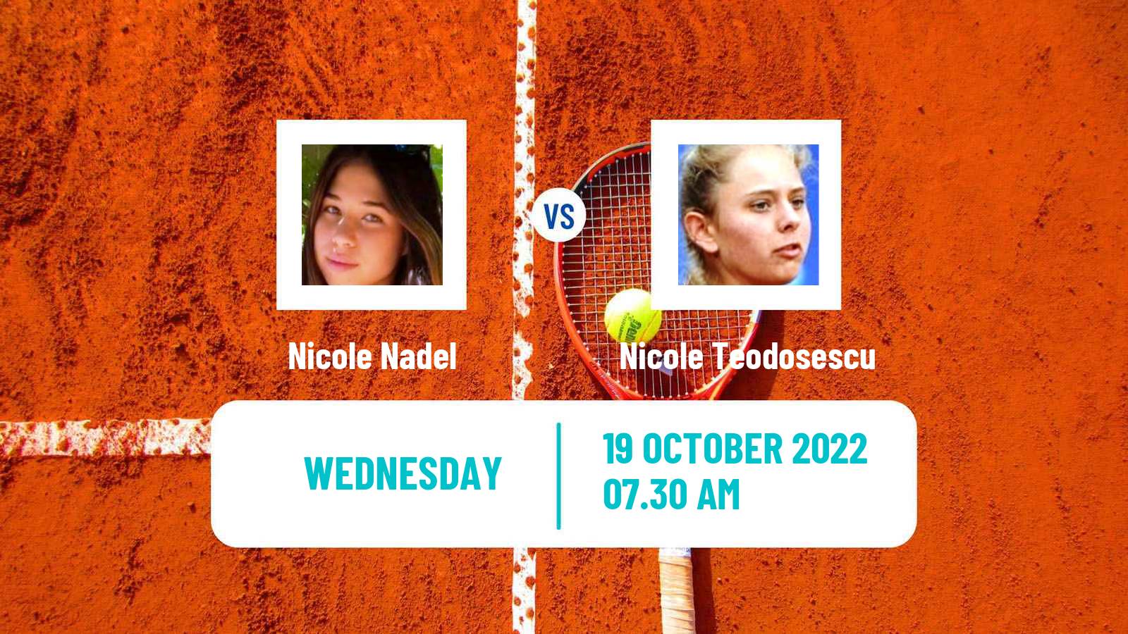 Tennis ITF Tournaments Nicole Nadel - Nicole Teodosescu