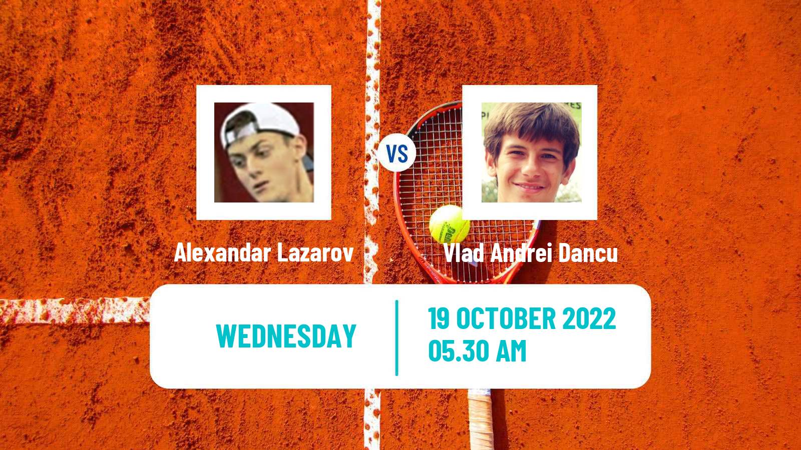 Tennis ITF Tournaments Alexandar Lazarov - Vlad Andrei Dancu