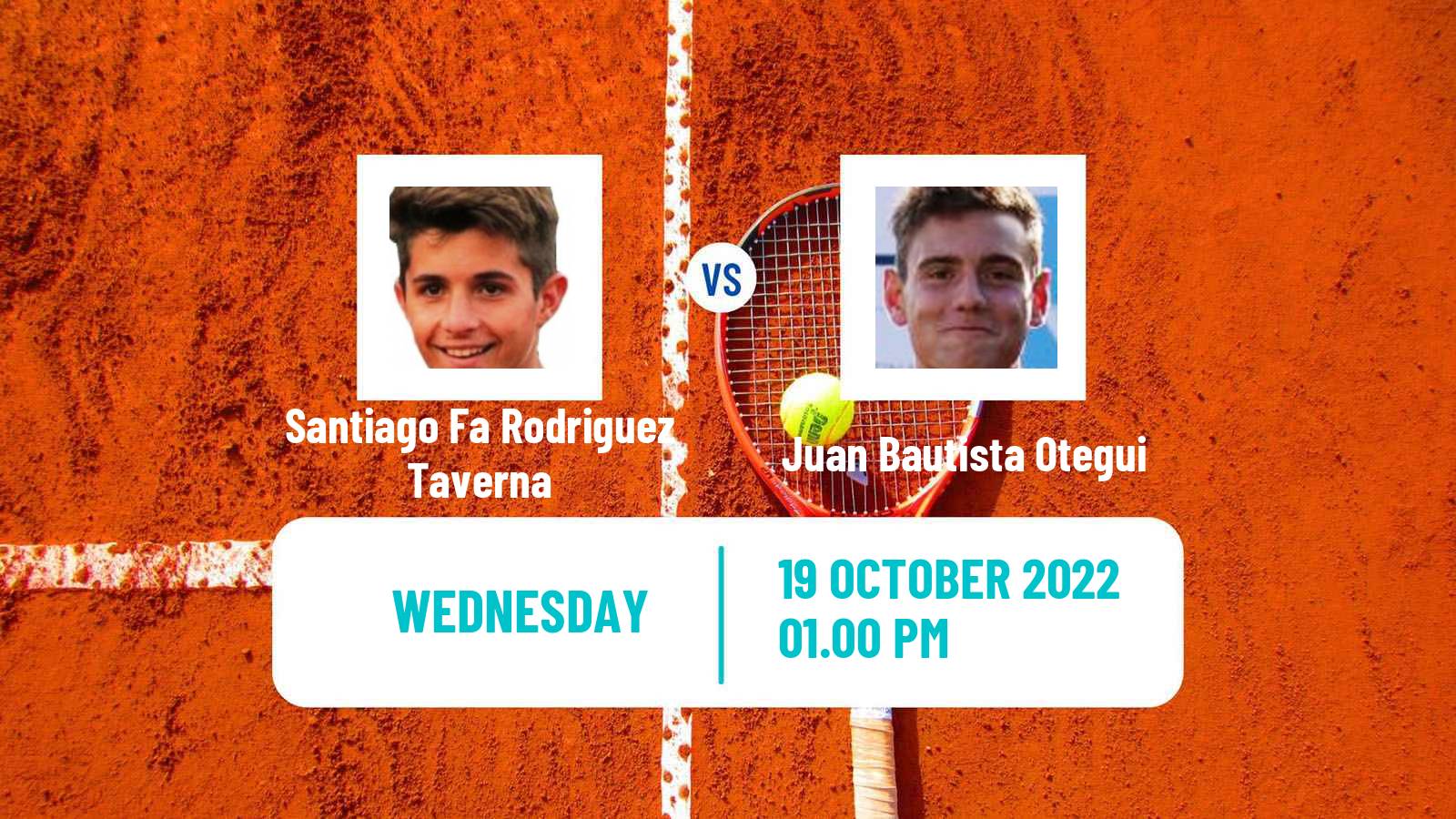 Tennis ATP Challenger Santiago Fa Rodriguez Taverna - Juan Bautista Otegui