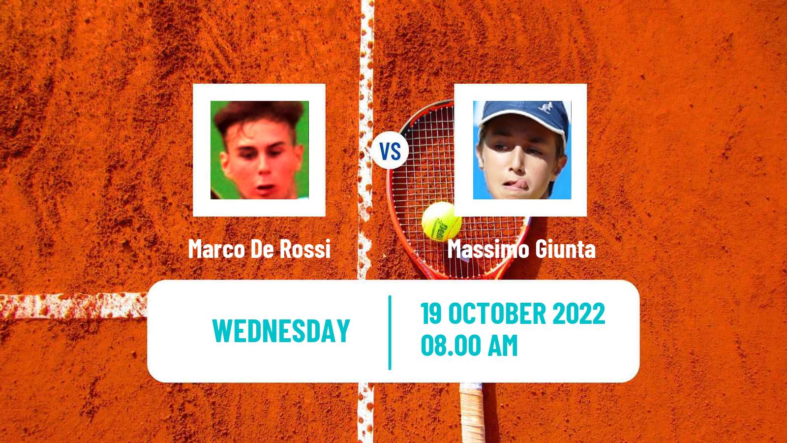 Tennis ITF Tournaments Marco De Rossi - Massimo Giunta