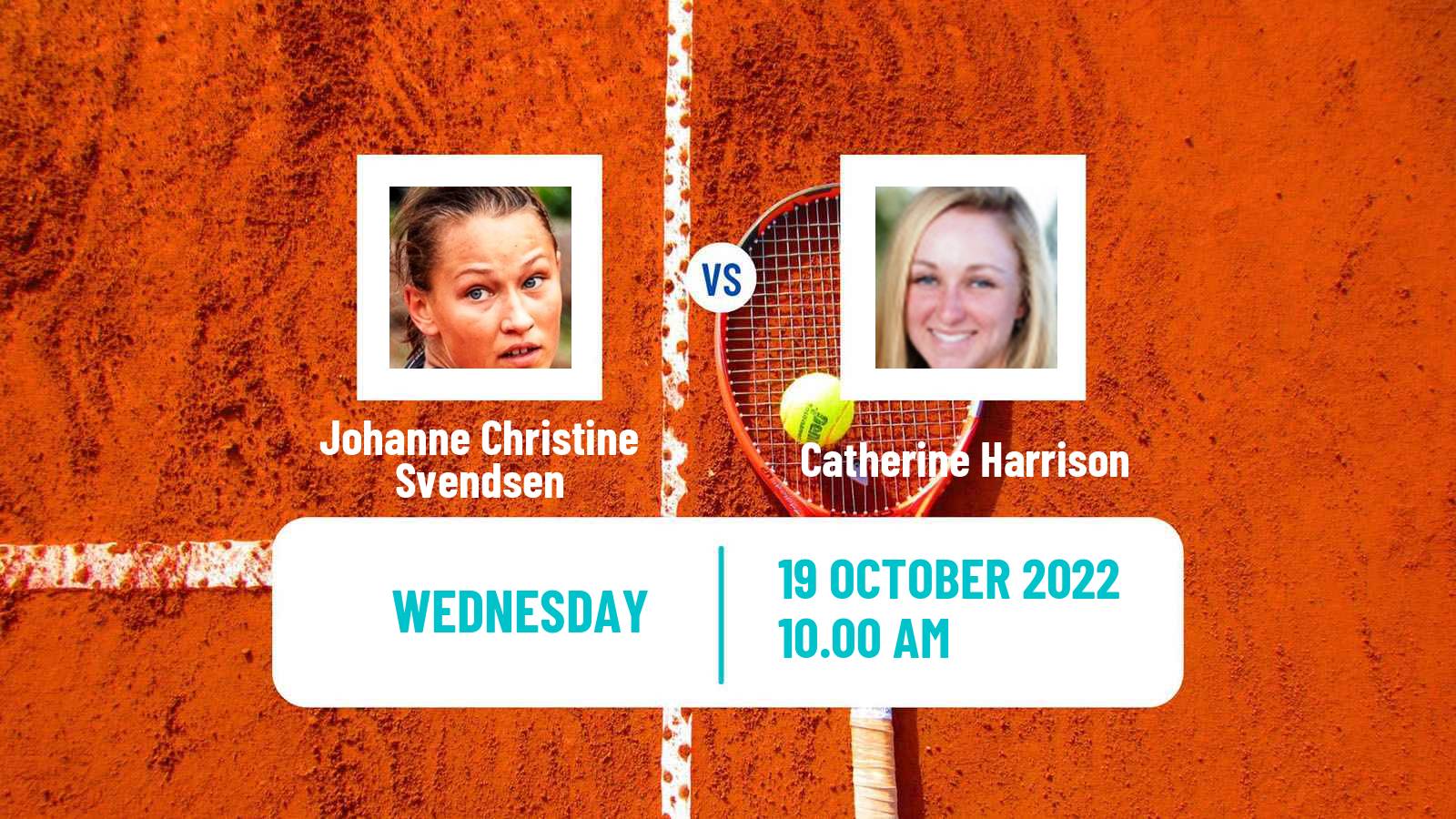 Tennis ITF Tournaments Johanne Christine Svendsen - Catherine Harrison