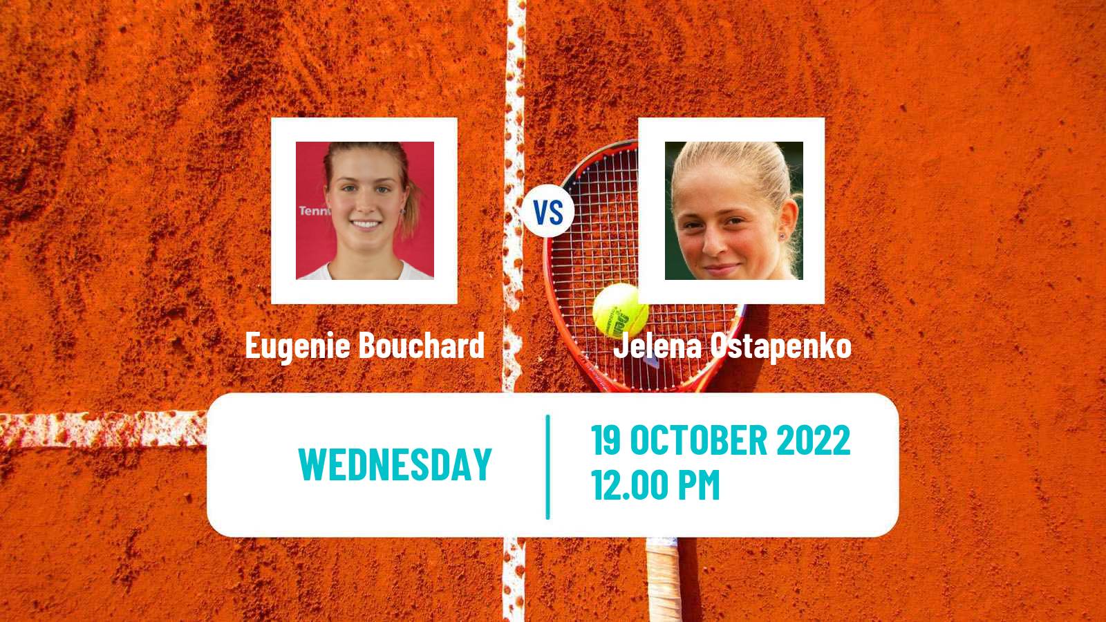Tennis WTA Guadalajara 2 Eugenie Bouchard - Jelena Ostapenko