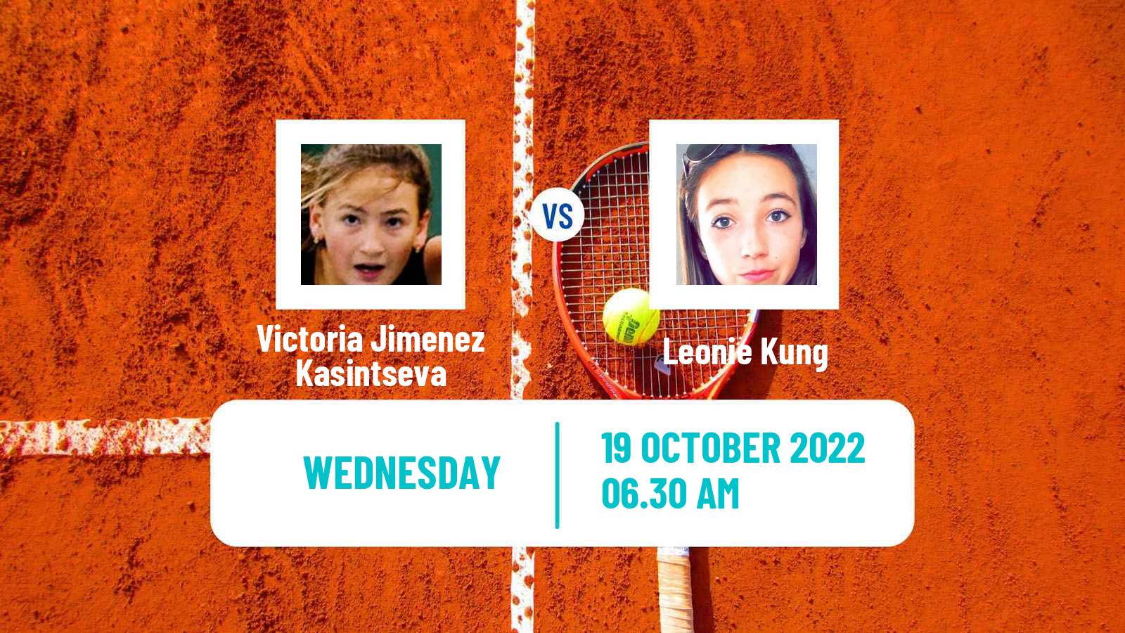 Tennis ITF Tournaments Victoria Jimenez Kasintseva - Leonie Kung
