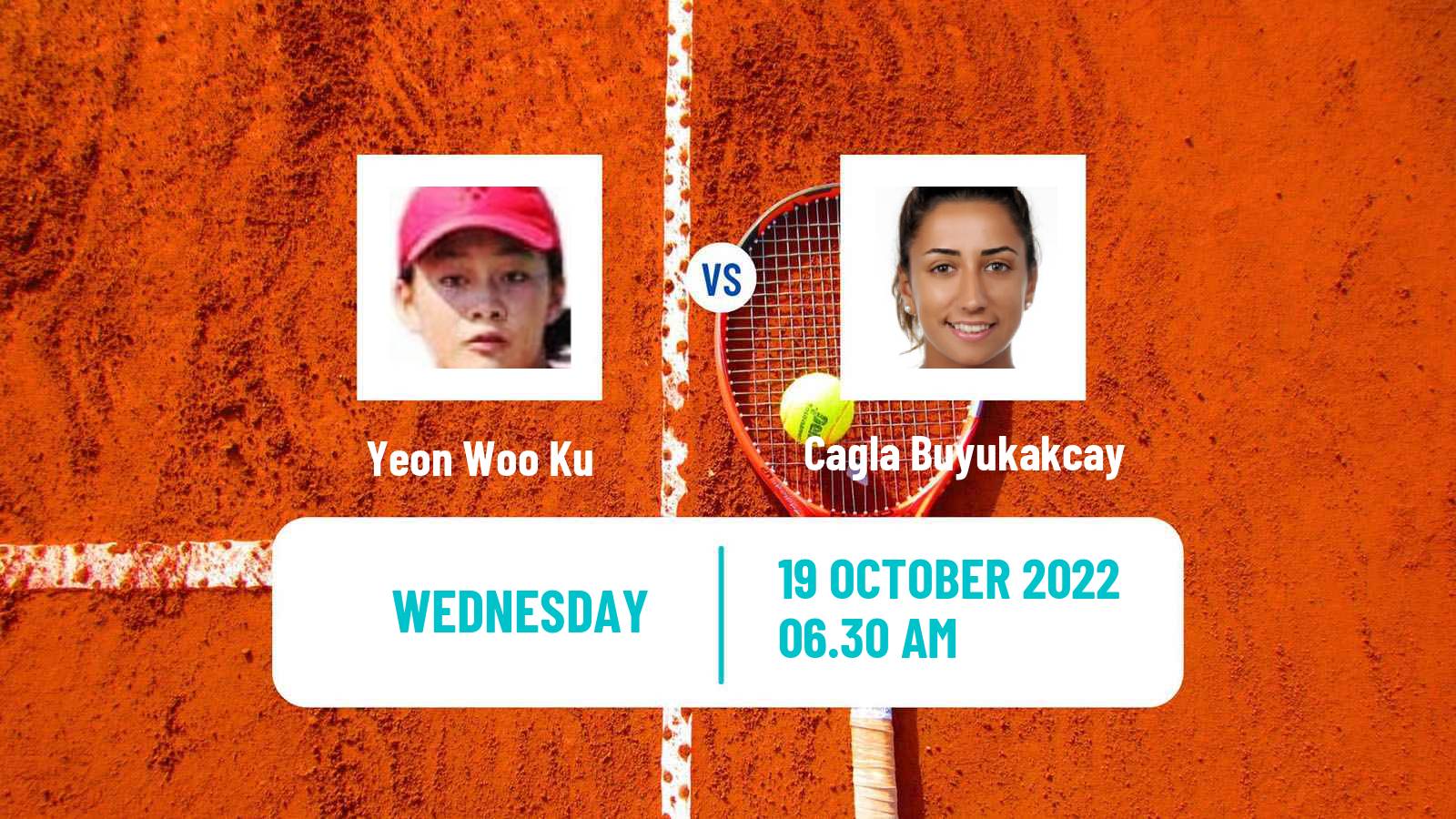 Tennis ITF Tournaments Yeon Woo Ku - Cagla Buyukakcay