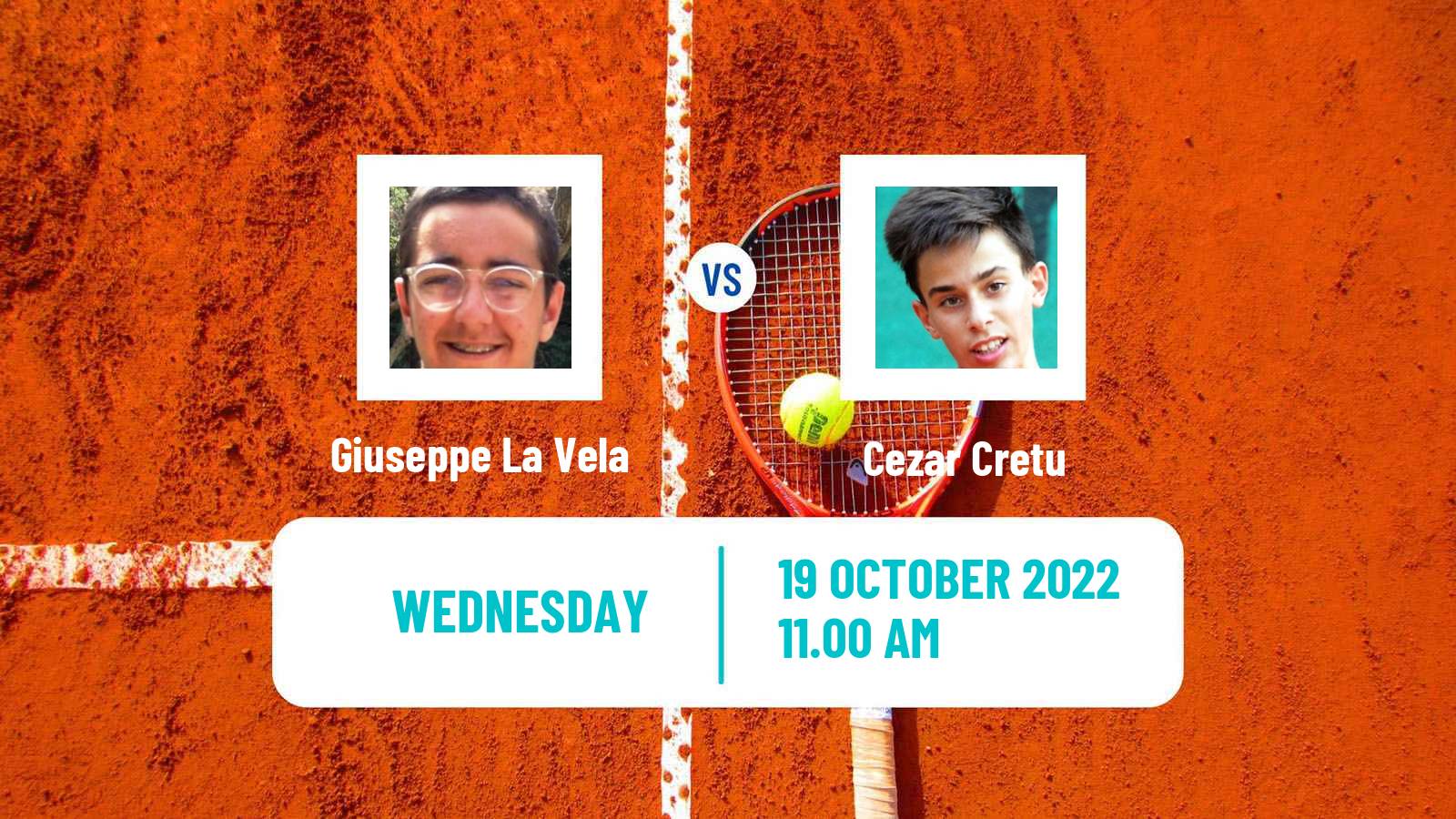 Tennis ITF Tournaments Giuseppe La Vela - Cezar Cretu