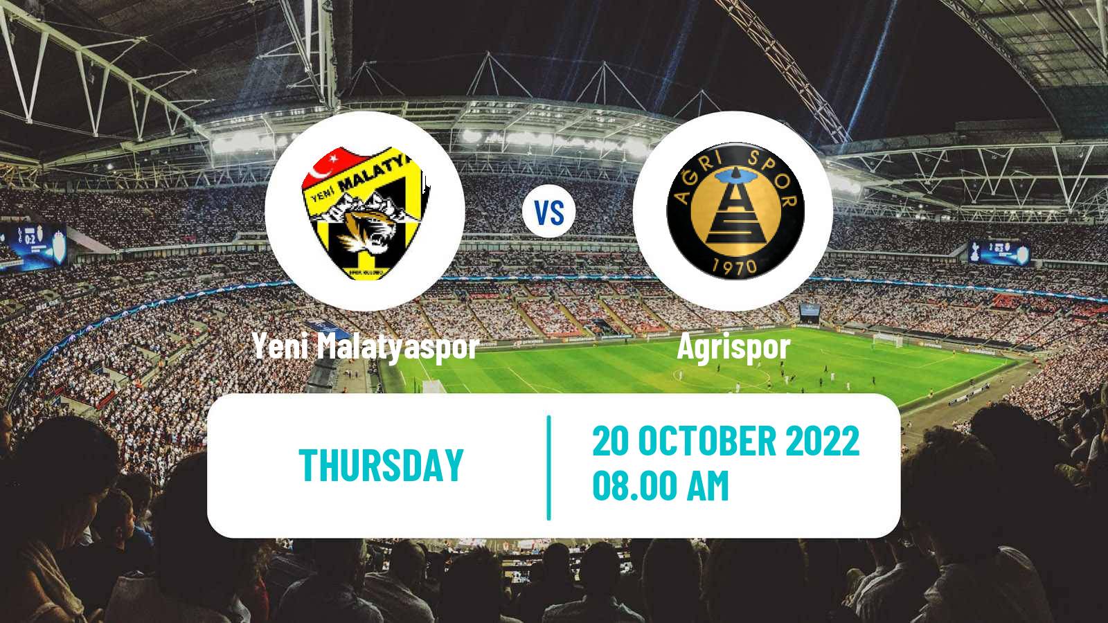 Soccer Turkish Cup Yeni Malatyaspor - Agrispor