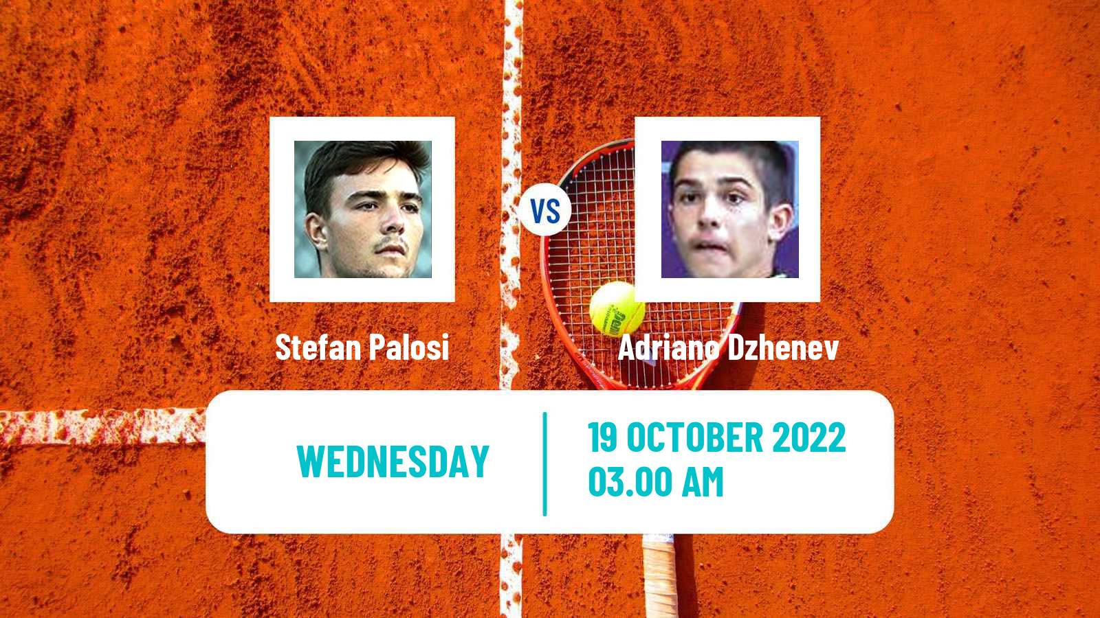 Tennis ITF Tournaments Stefan Palosi - Adriano Dzhenev