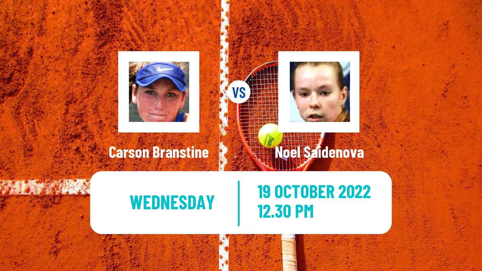 Tennis ITF Tournaments Carson Branstine - Noel Saidenova
