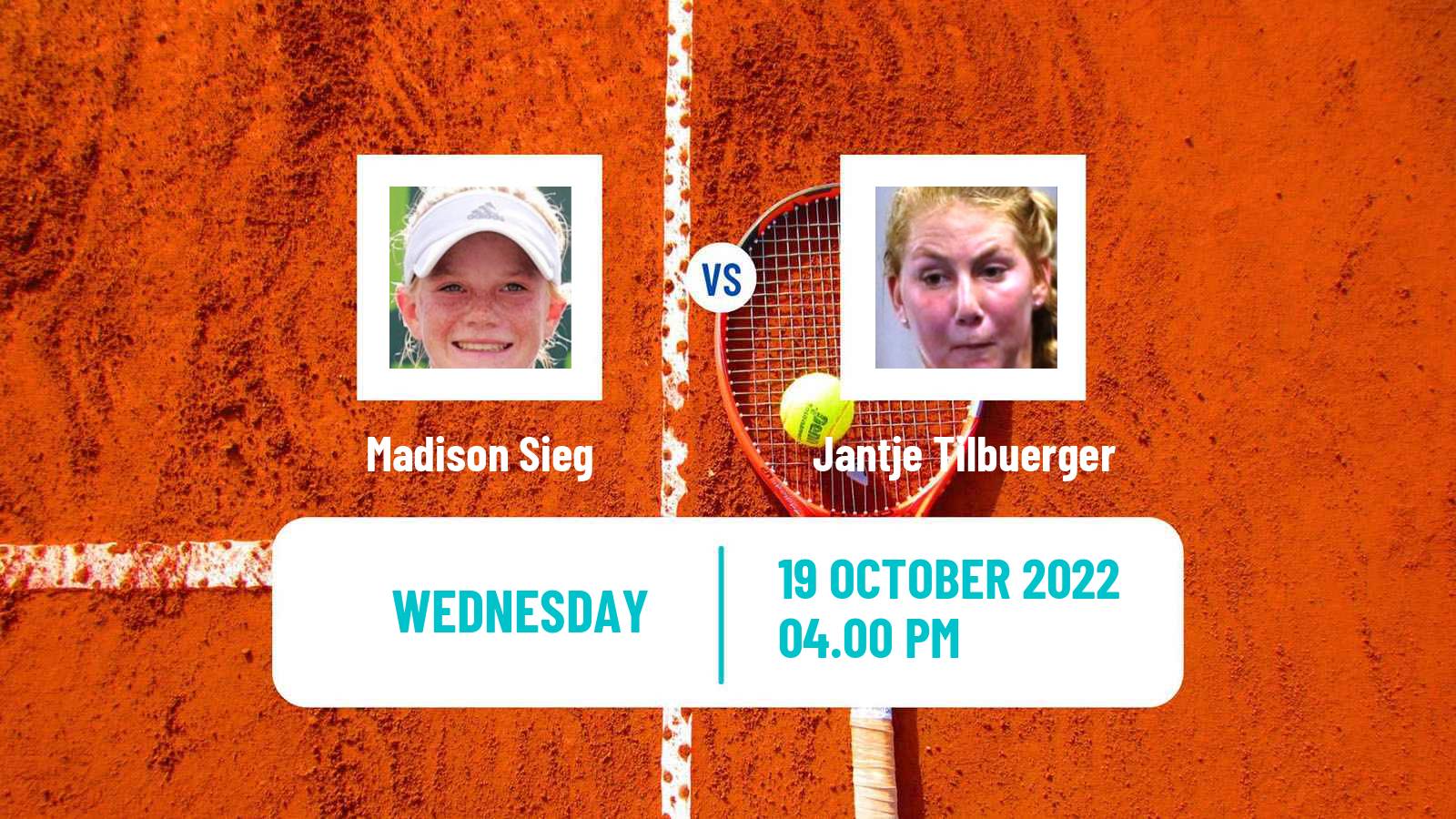 Tennis ITF Tournaments Madison Sieg - Jantje Tilbuerger