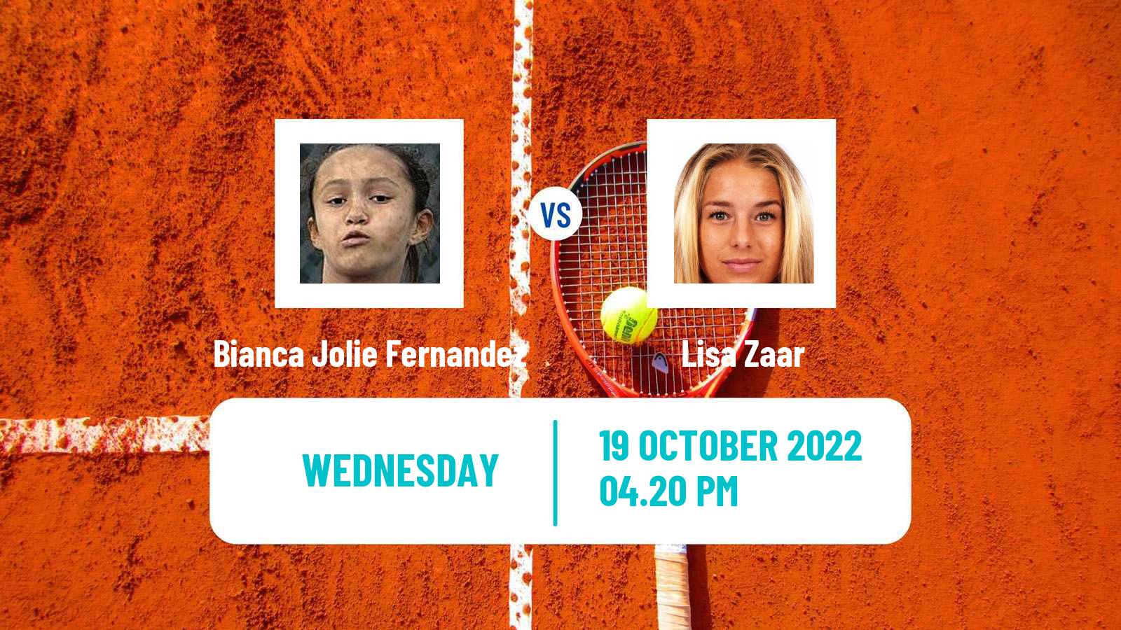 Tennis ITF Tournaments Bianca Jolie Fernandez - Lisa Zaar