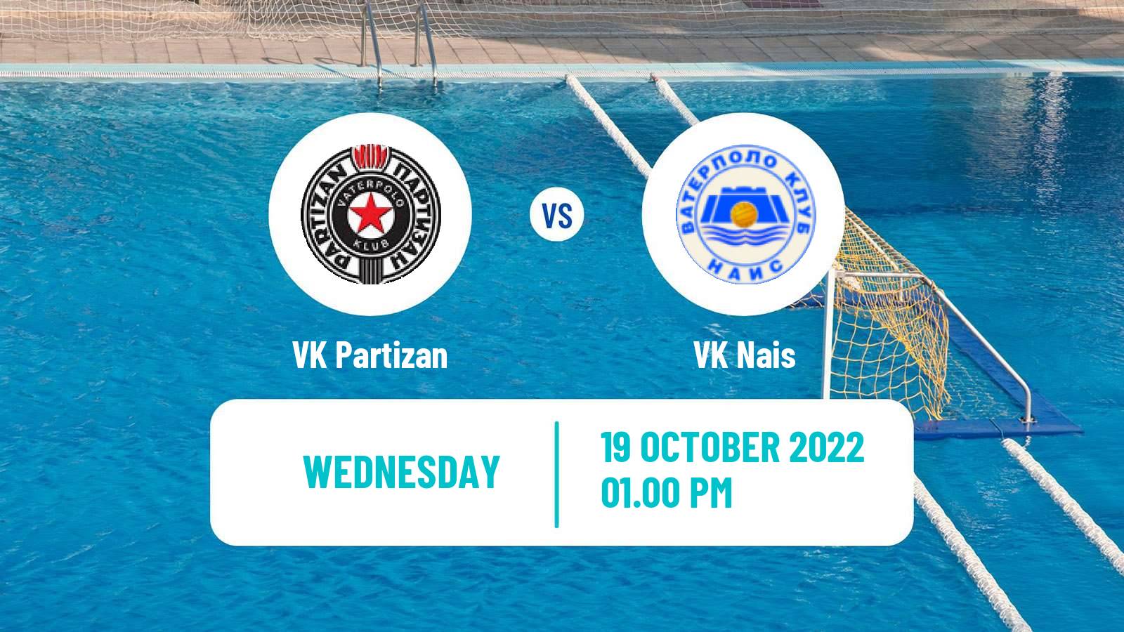 Water polo Serbian Super Liga Water Polo Partizan - Nais