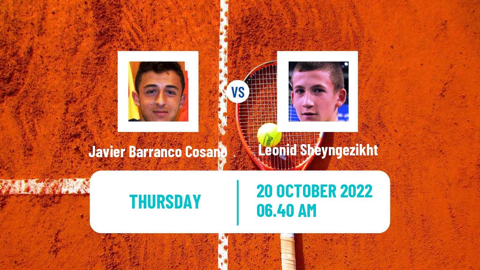 Tennis ITF Tournaments Javier Barranco Cosano - Leonid Sheyngezikht