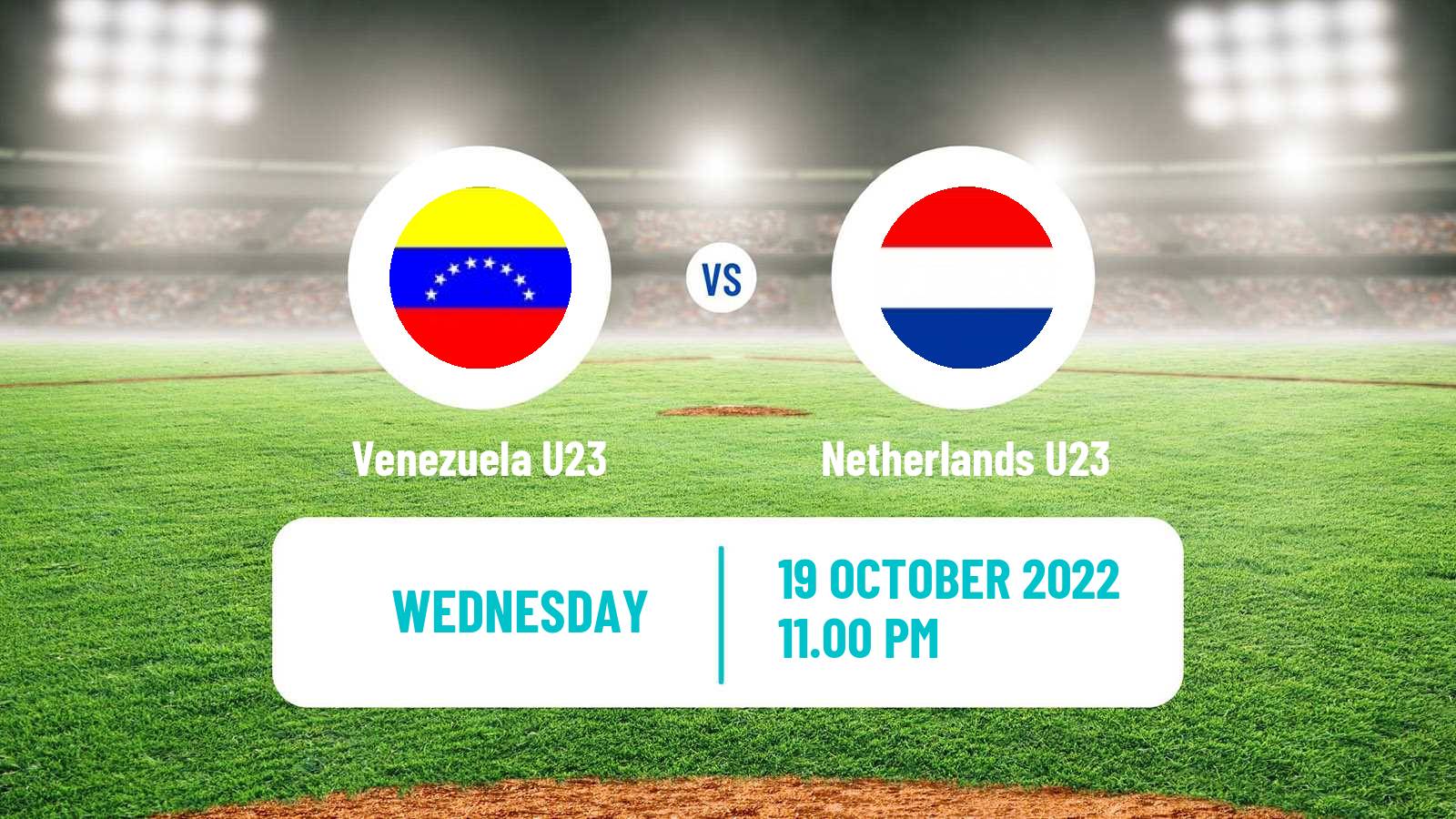 Baseball World Cup U23 Baseball Venezuela U23 - Netherlands U23