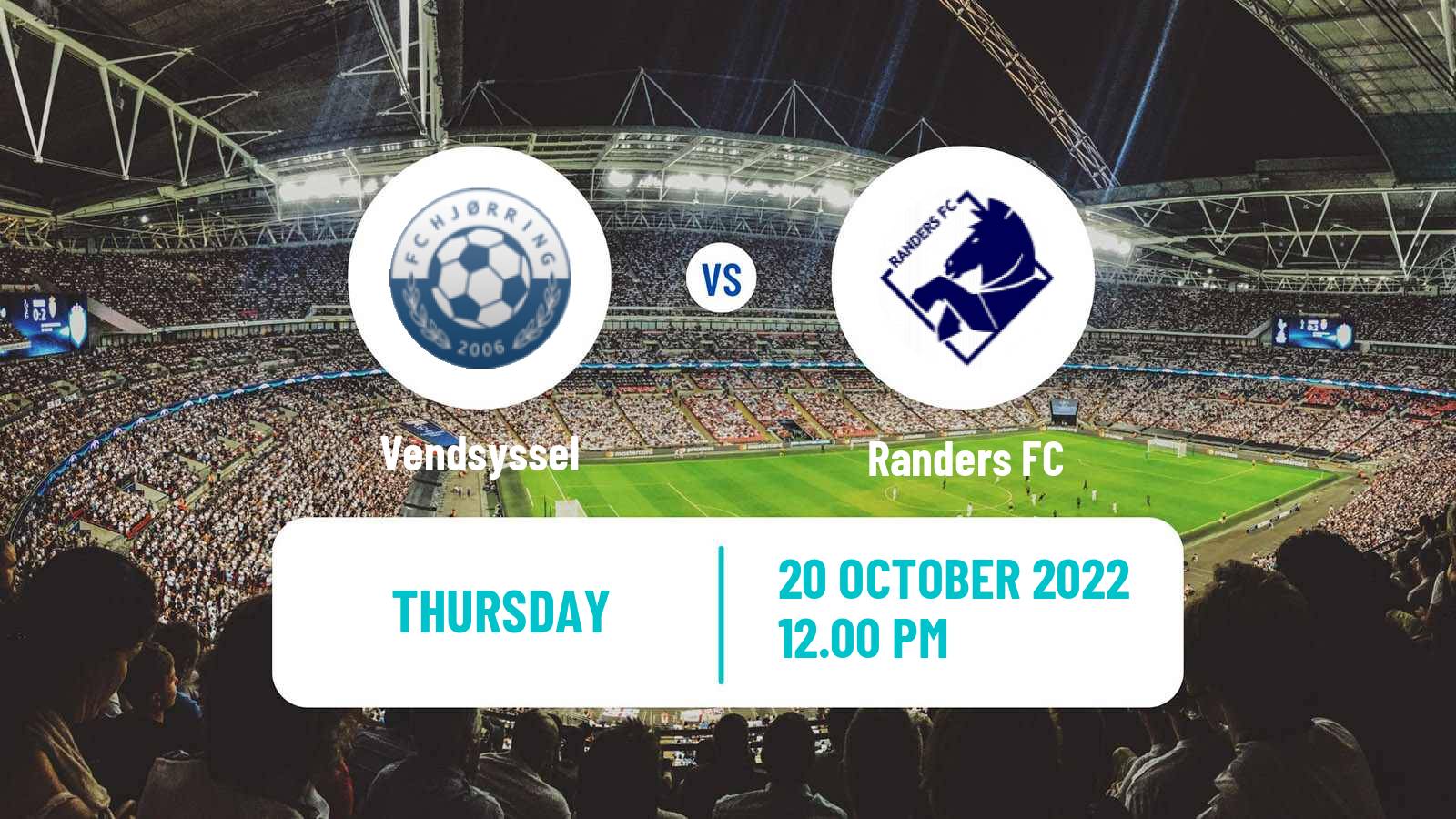 Soccer Danish Landspokal Cup Vendsyssel - Randers FC