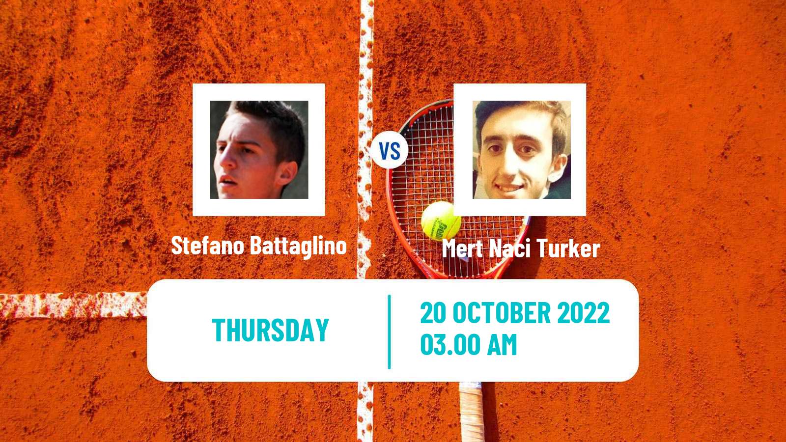 Tennis ITF Tournaments Stefano Battaglino - Mert Naci Turker