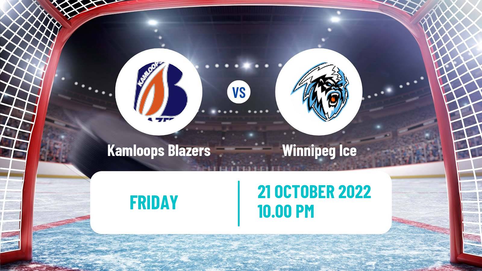 Hockey WHL Kamloops Blazers - Winnipeg Ice