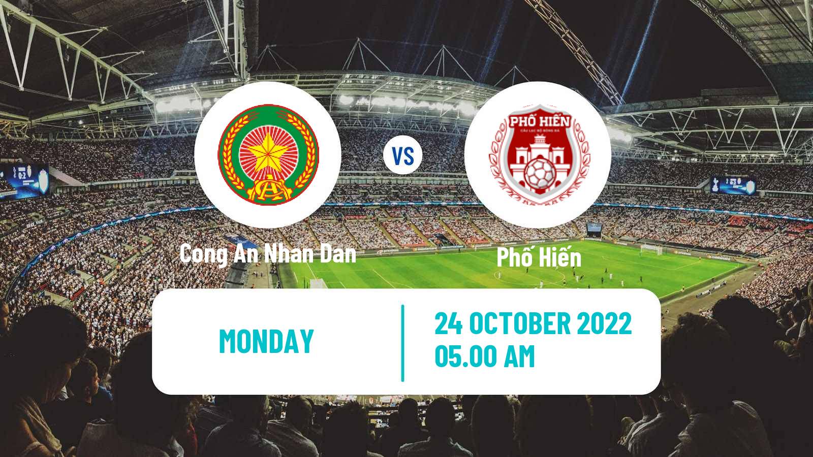 Soccer Vietnamese V League 2 Cong An Ha Noi - Phố Hiến