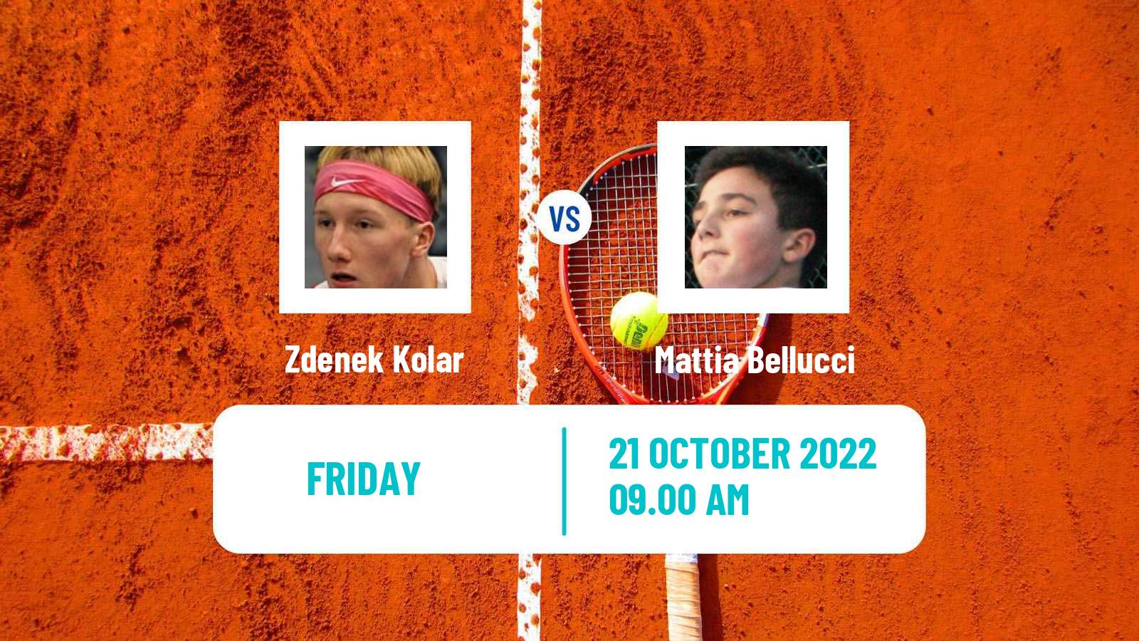 Tennis ATP Challenger Zdenek Kolar - Mattia Bellucci