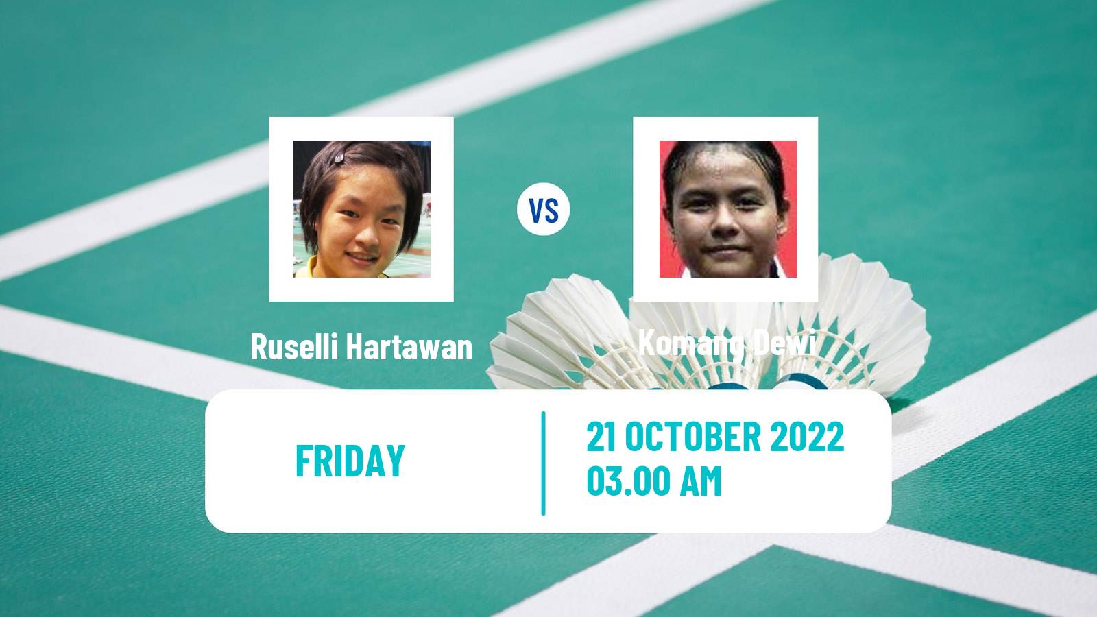 Badminton Badminton Ruselli Hartawan - Komang Dewi