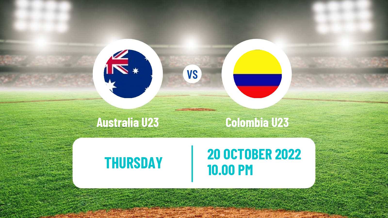 Baseball World Cup U23 Baseball Australia U23 - Colombia U23