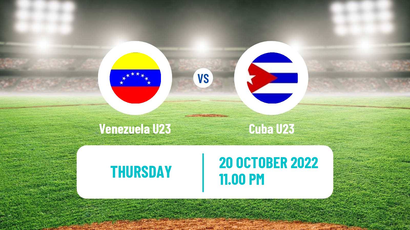 Baseball World Cup U23 Baseball Venezuela U23 - Cuba U23