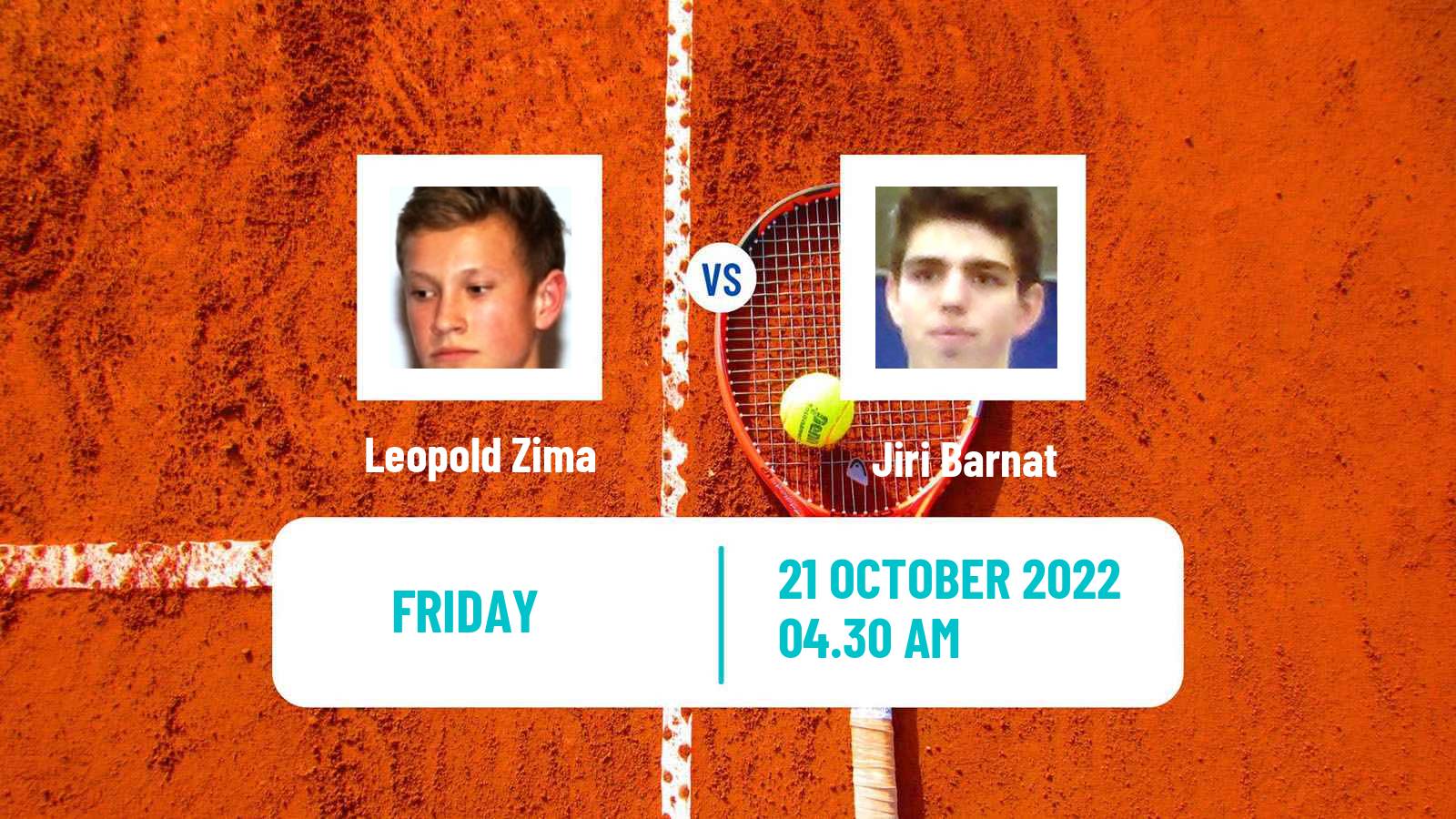 Tennis ITF Tournaments Leopold Zima - Jiri Barnat