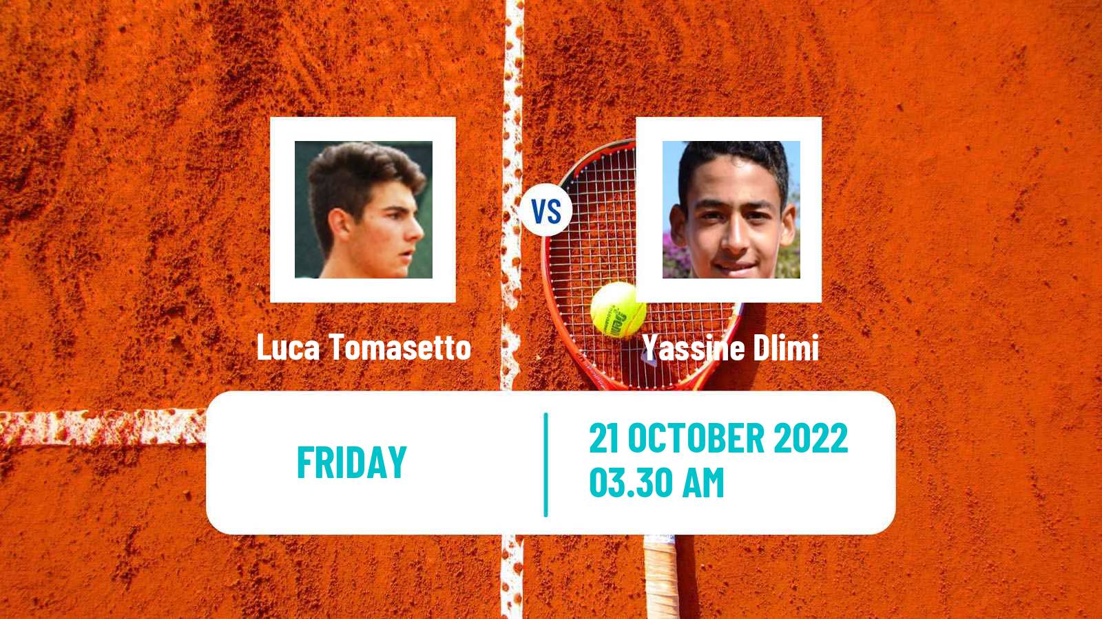 Tennis ITF Tournaments Luca Tomasetto - Yassine Dlimi