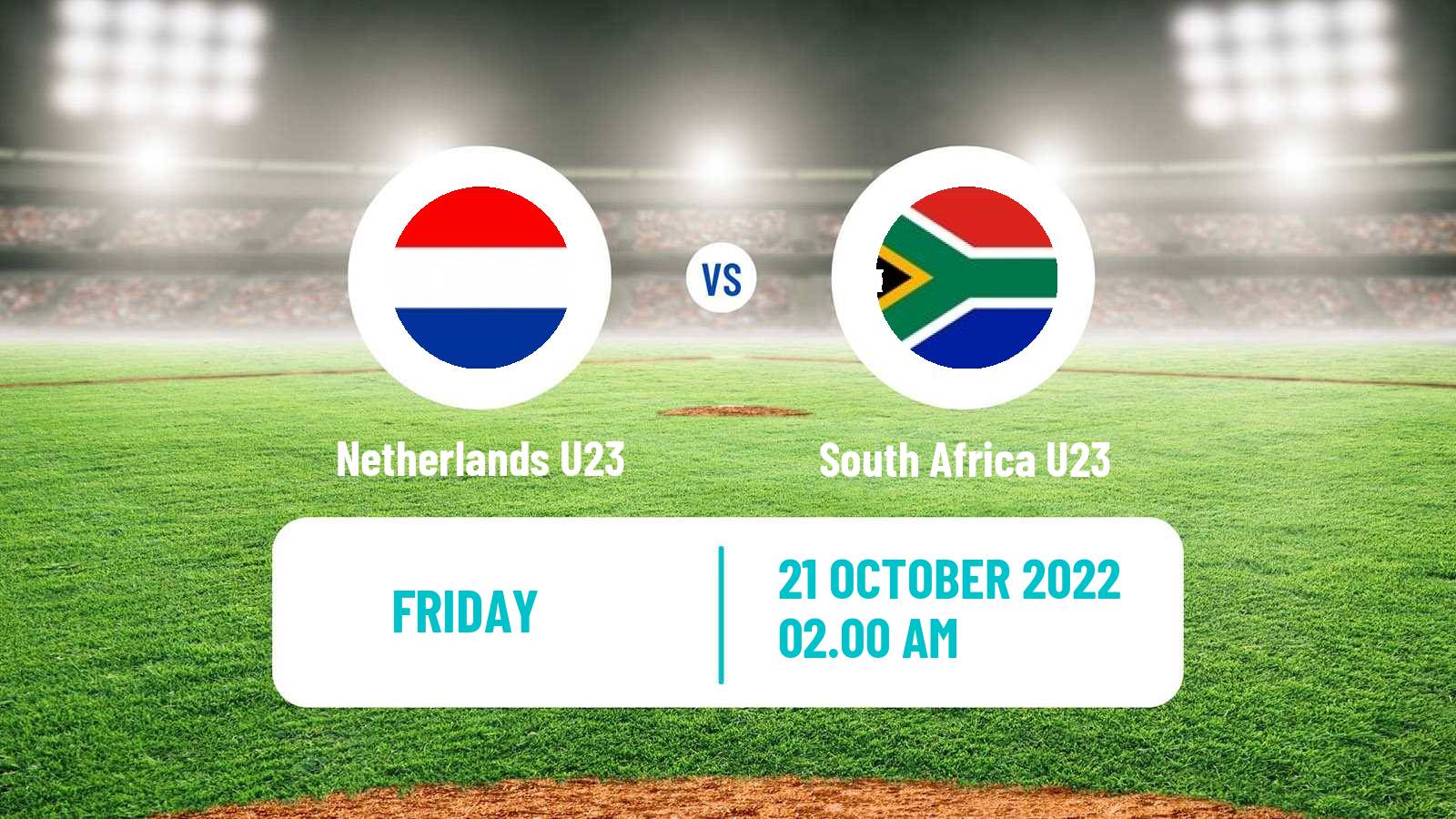 Baseball World Cup U23 Baseball Netherlands U23 - South Africa U23