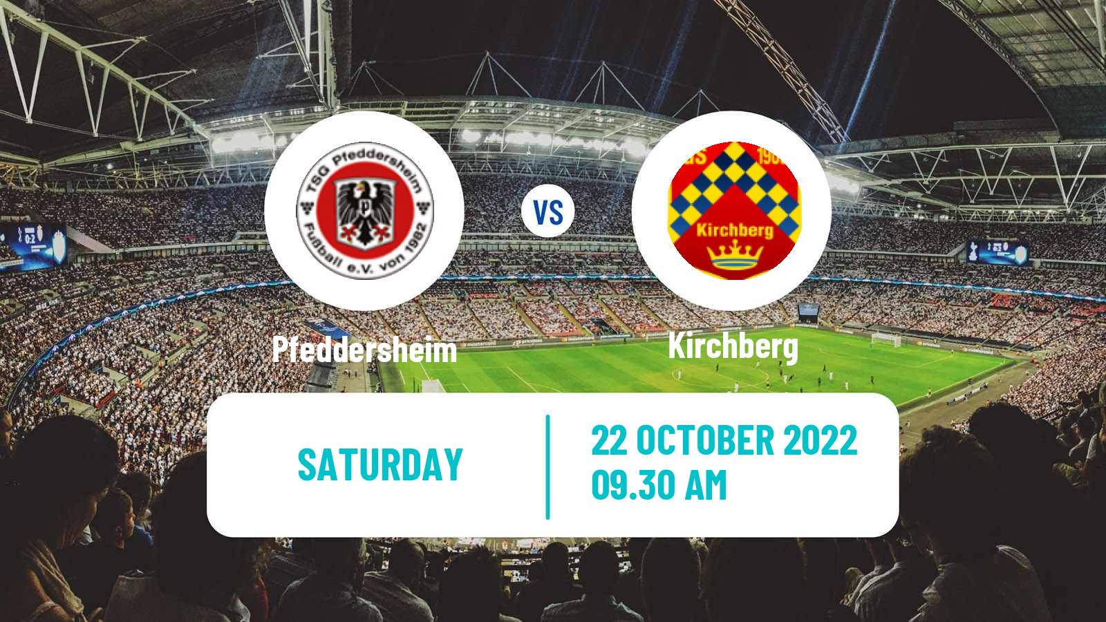 Soccer German Oberliga Rheinland-Pfalz/Saar Pfeddersheim - Kirchberg