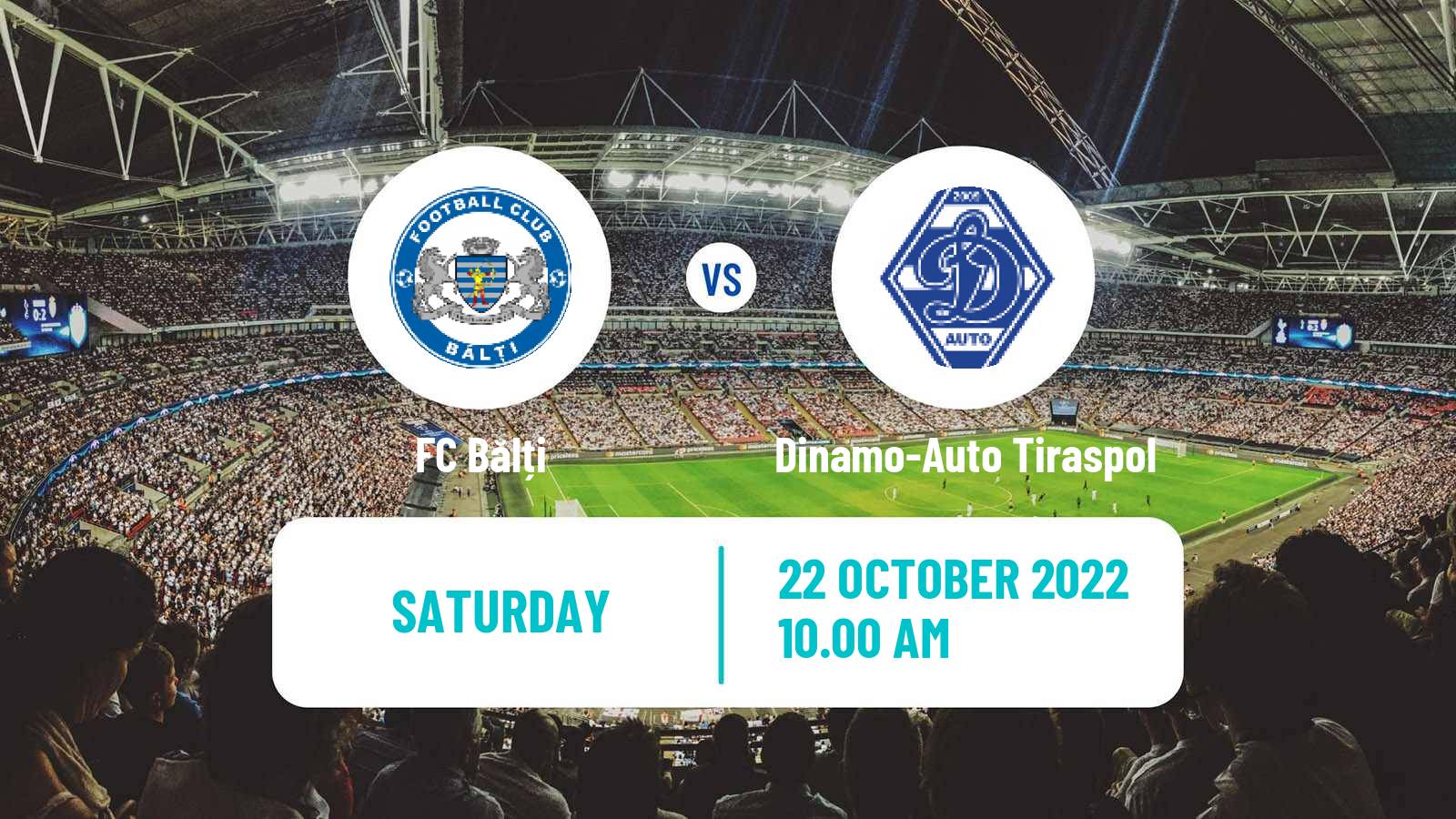 Soccer Moldovan Super Liga Bălți - Dinamo-Auto Tiraspol