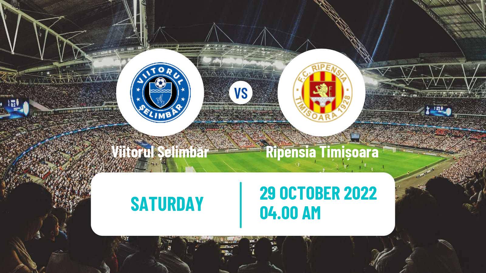 Soccer Romanian Division 2 Viitorul Șelimbăr - Ripensia Timișoara
