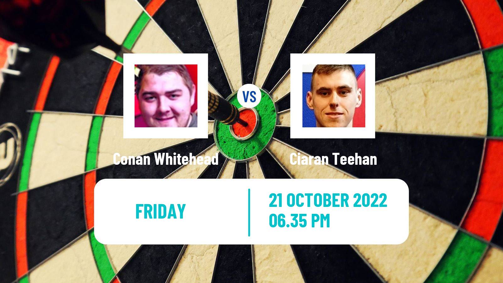 Darts Darts Conan Whitehead - Ciaran Teehan