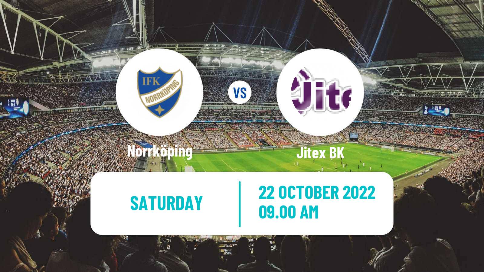 Soccer Swedish Elitettan Women Norrköping - Jitex