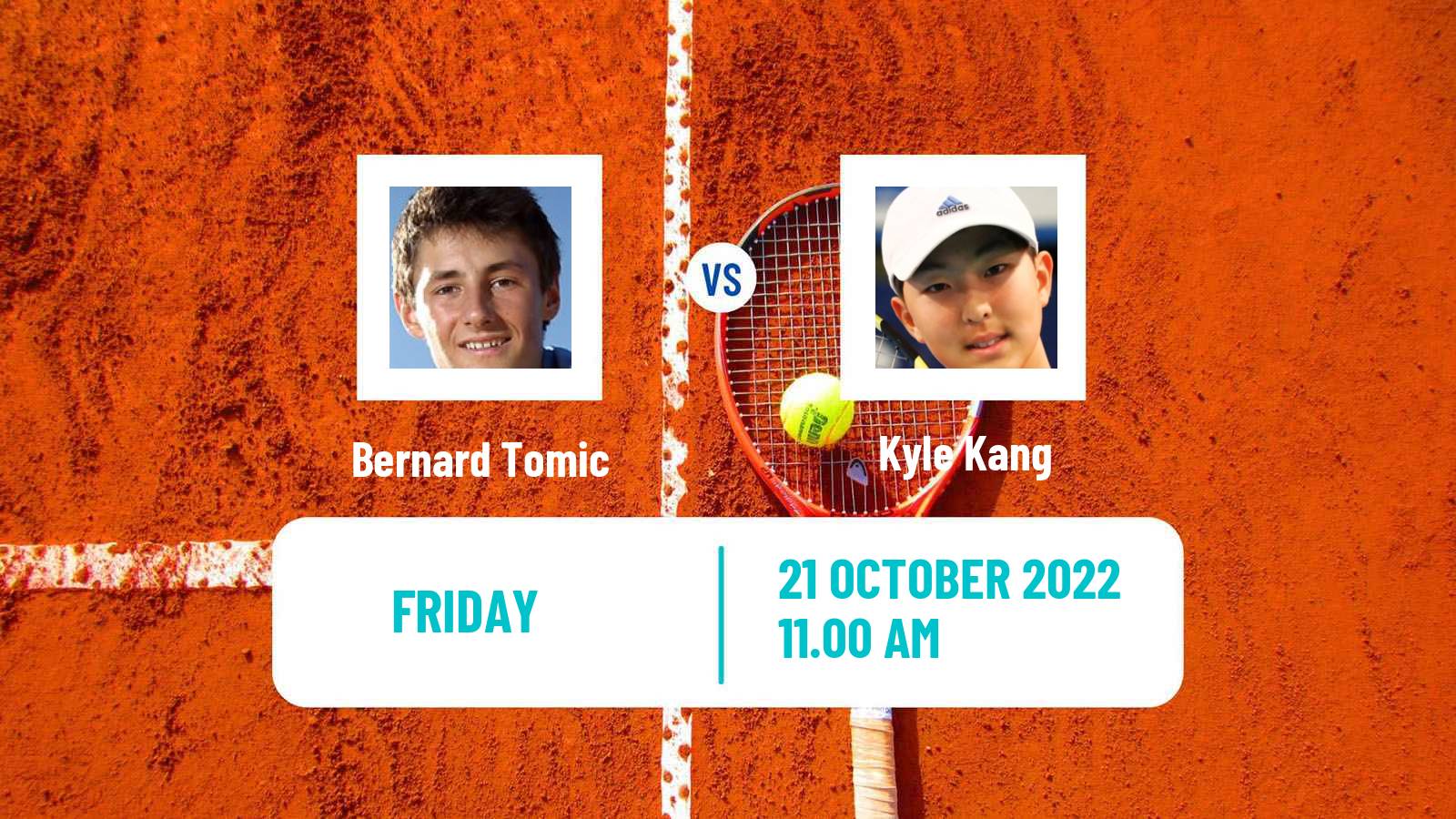 Tennis ITF Tournaments Bernard Tomic - Kyle Kang