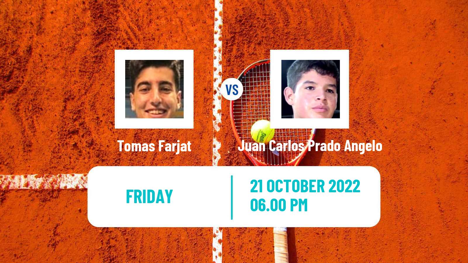 Tennis ITF Tournaments Tomas Farjat - Juan Carlos Prado Angelo