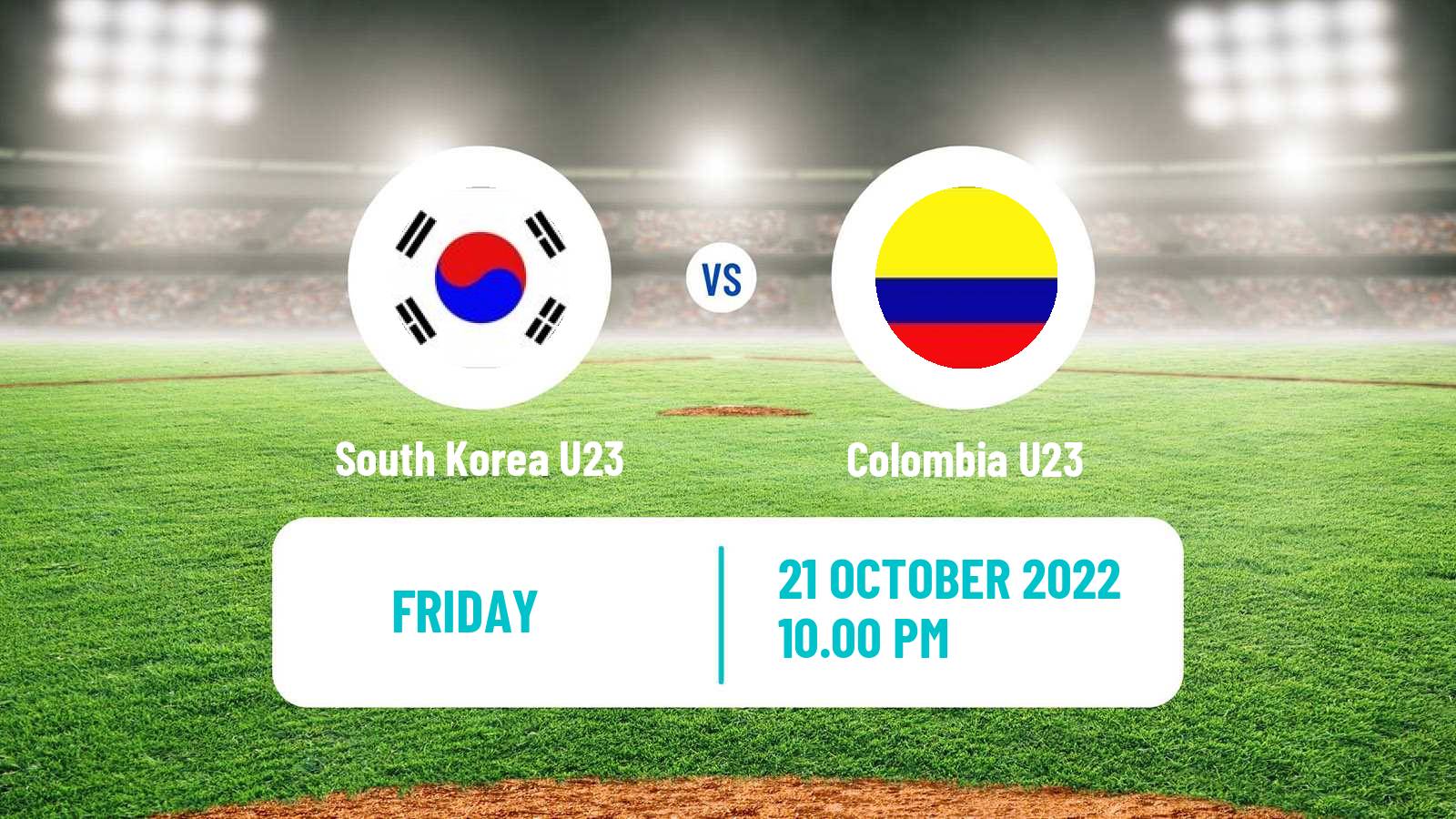 Baseball World Cup U23 Baseball South Korea U23 - Colombia U23