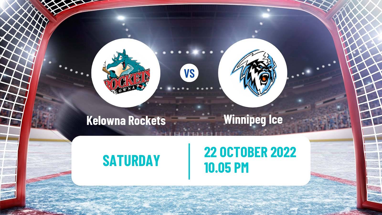 Hockey WHL Kelowna Rockets - Winnipeg Ice