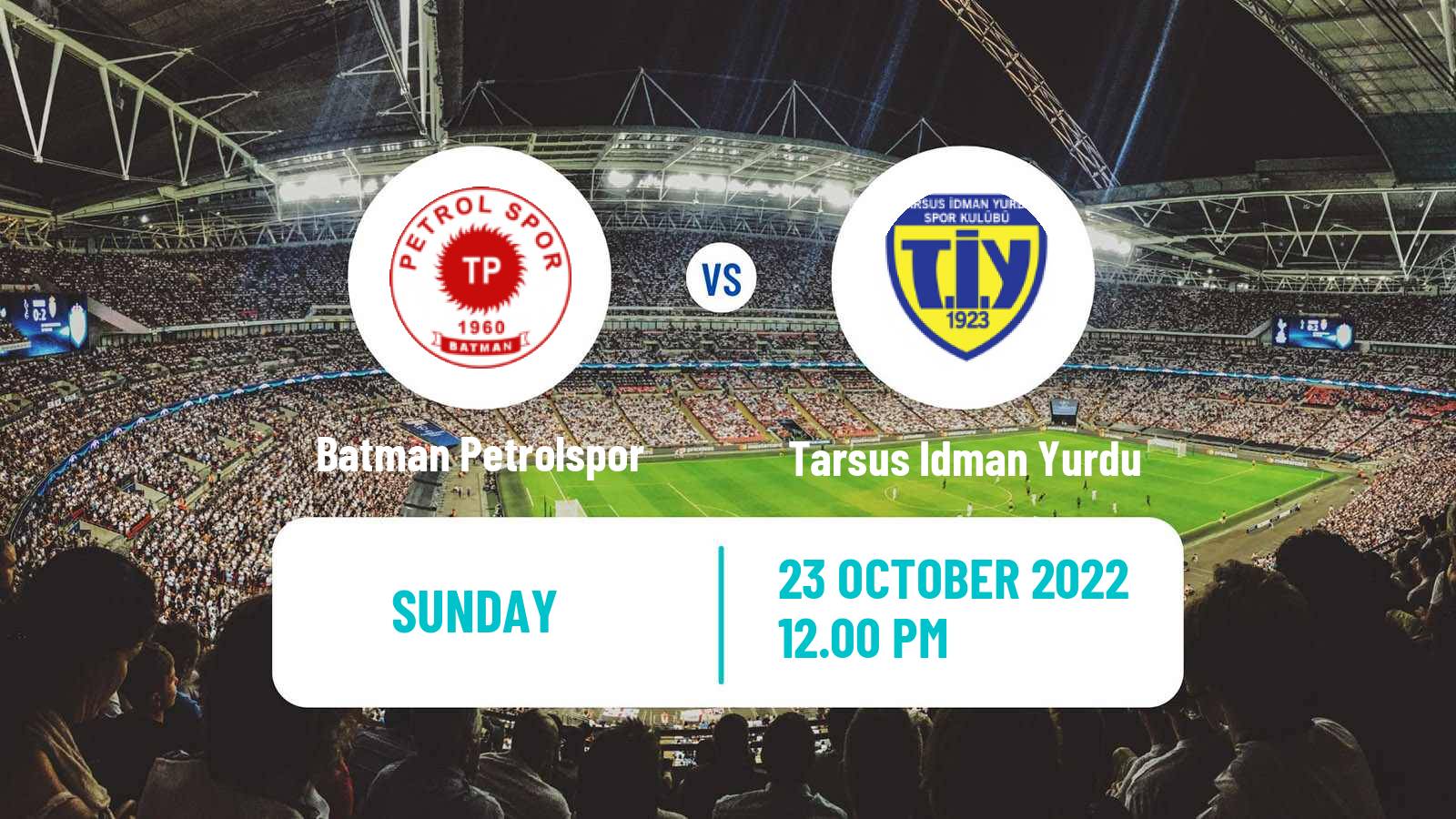 Soccer Turkish Second League White Group Batman Petrolspor - Tarsus Idman Yurdu