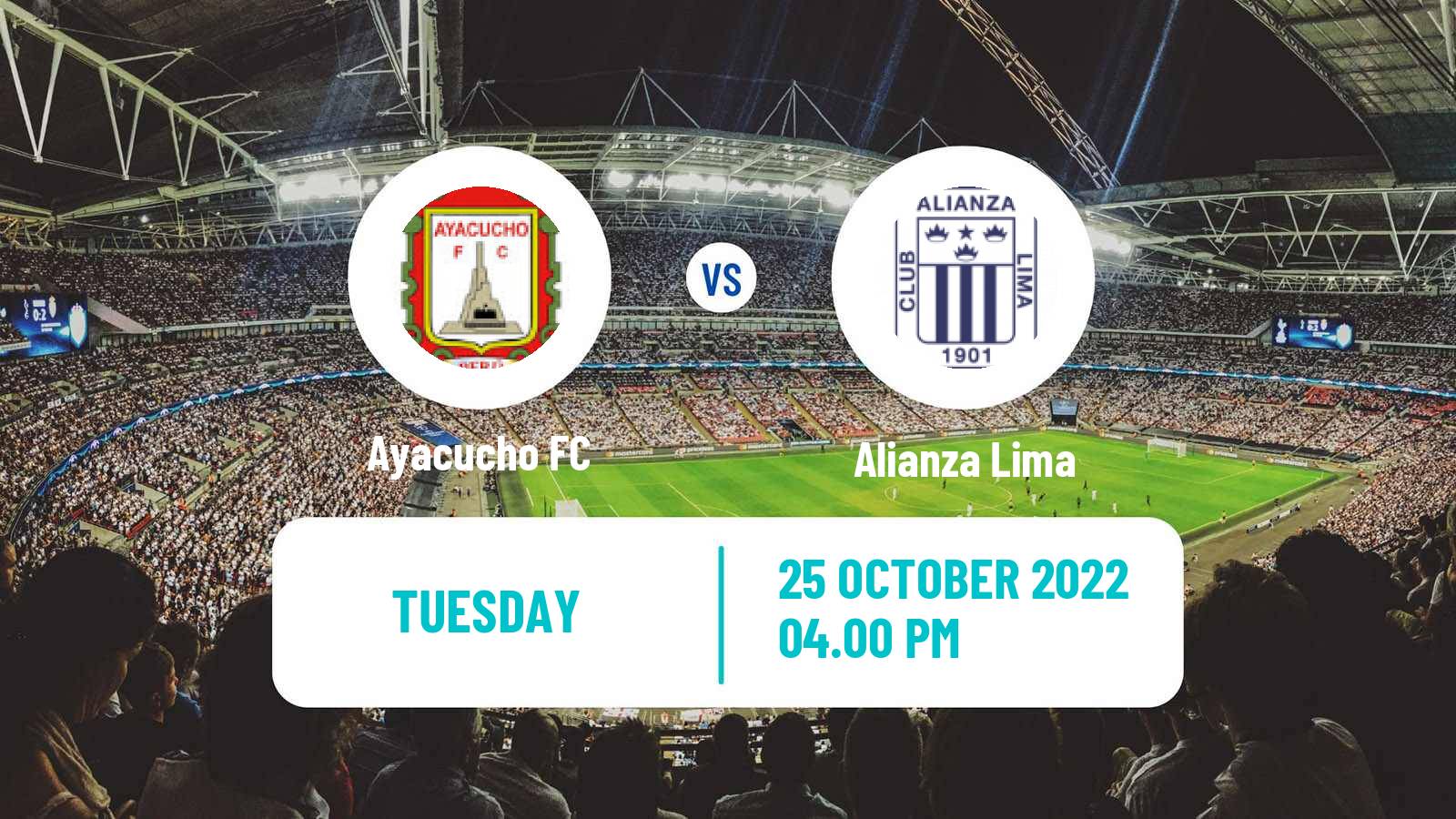 Soccer Peruvian Liga 1 Ayacucho - Alianza Lima