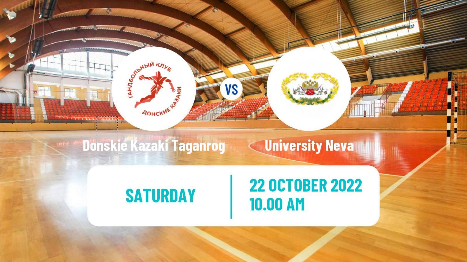 Handball Russian Superleague Handball Donskie Kazaki Taganrog - University Neva