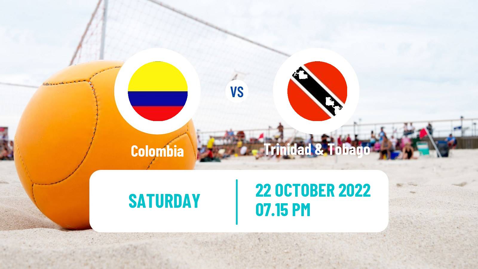 Beach soccer Beach Soccer Colombia - Trinidad & Tobago