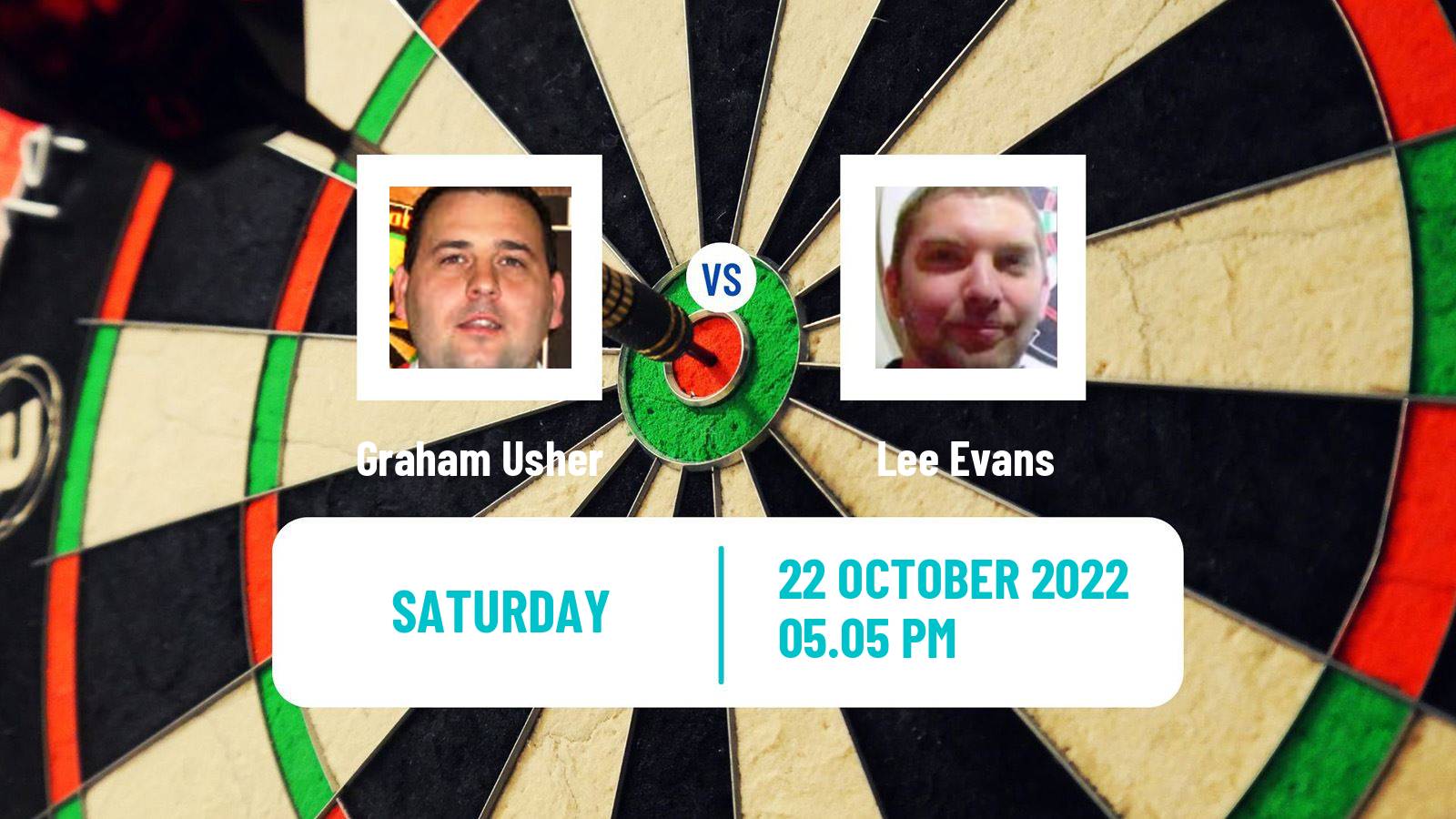 Darts Darts Graham Usher - Lee Evans