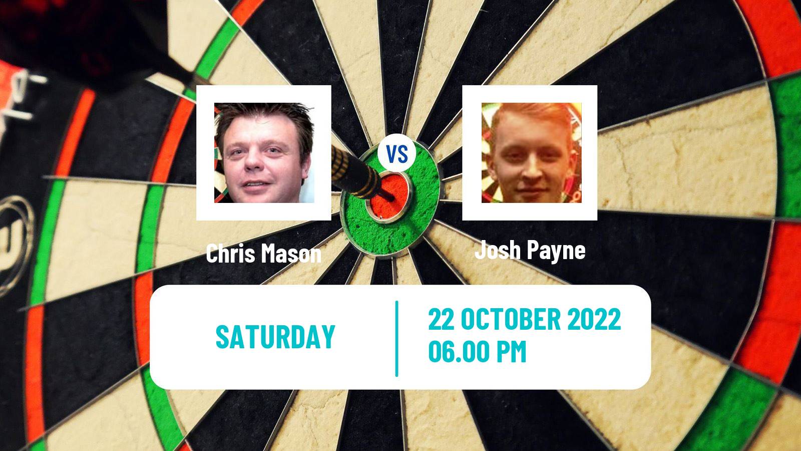 Darts Darts Chris Mason - Josh Payne