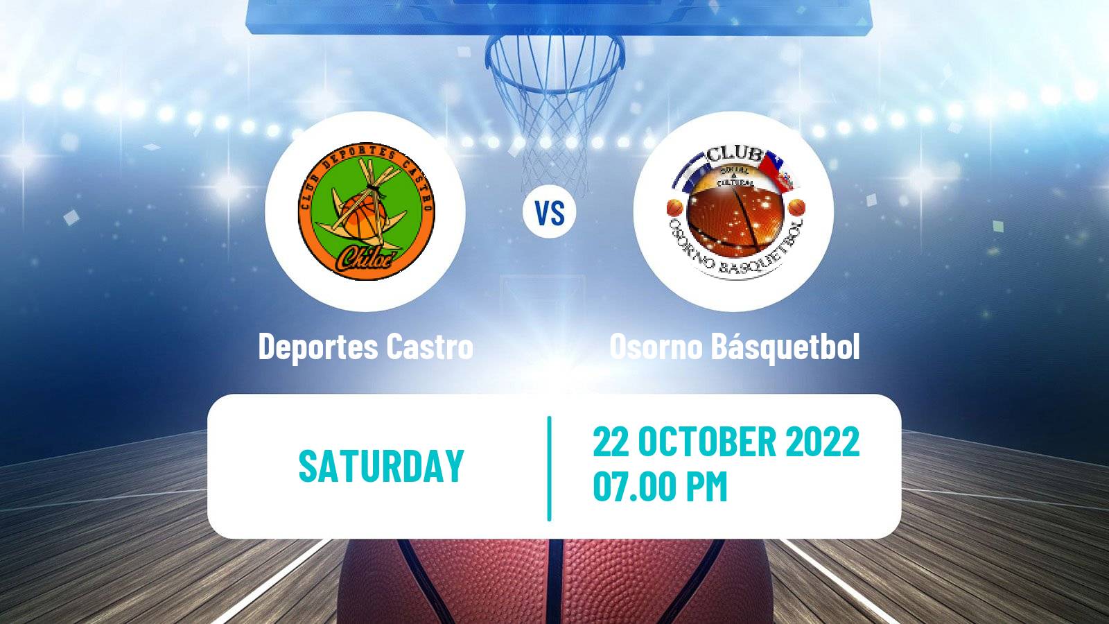 Basketball Chilean Copa Basketball Deportes Castro - Osorno Básquetbol