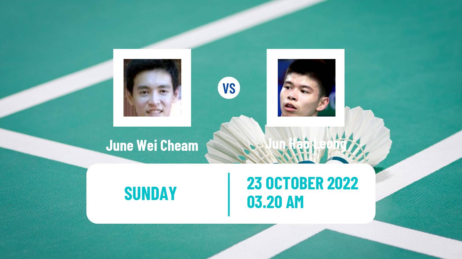 Badminton Badminton June Wei Cheam - Jun Hao Leong